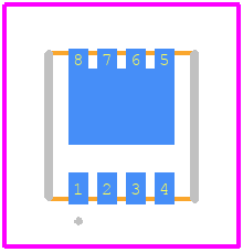 DMP3007SCG-7 - Diodes Incorporated PCB footprint - Other - Other - V-DFN3333-8 (Type B)