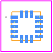 ADXL344ACCZ-RL - Analog Devices PCB footprint - Other - Other - ADXL344ACCZ-RL-3