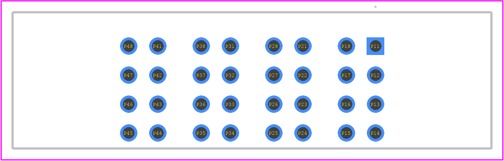 6450543-2 - TE Connectivity PCB footprint - Other - Other - 6450543-2-2
