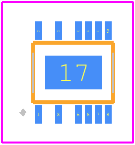 LTC7138IMSE#PBF - Analog Devices PCB footprint - Other - Other - MSE Package Variation: MSE16 (12) 16-Lead Plastic MSOP with 4 Pins Removed Exposed Die Pad