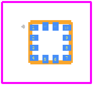 MXC6655XA-B - MEMSIC PCB footprint - Other - Other - MXC6655XA-B-2