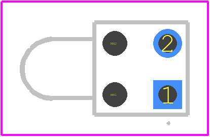 WP934RS/YD - Kingbright PCB footprint - Other - Other - WP934RS/YD