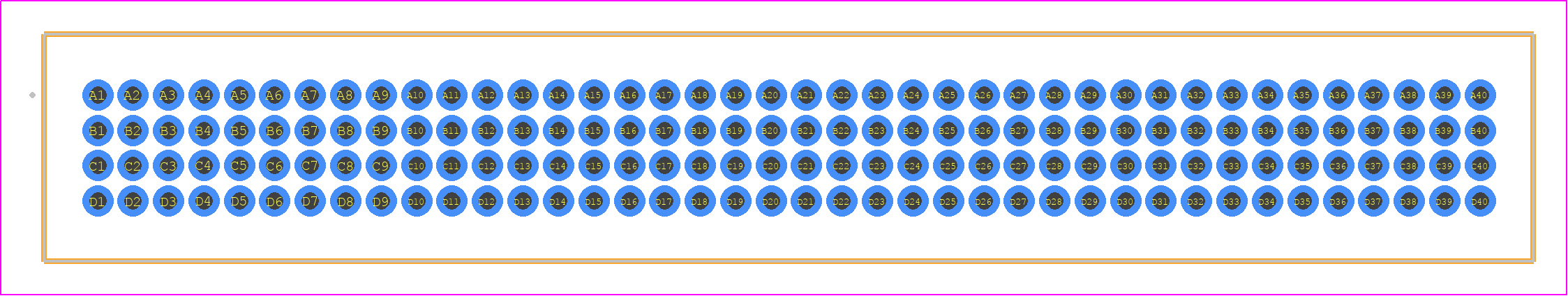 MOLC-140-61-S-Q - SAMTEC PCB footprint - Other - Other - MOLC-140-YY-XX-Q