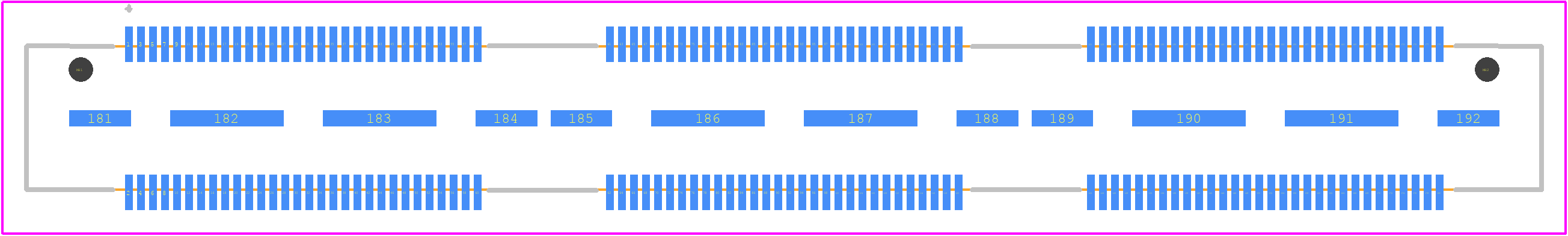 QTH-090-09-L-D-A - SAMTEC PCB footprint - Other - Other - QTH-090-09-L-D-A-3