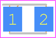PTSMD3528 - JCHL PCB footprint - LED Moulded - LED Moulded - 2-SMD