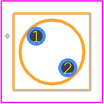 550-1104 - Dialight PCB footprint - Other - Other - 550-1304F-2