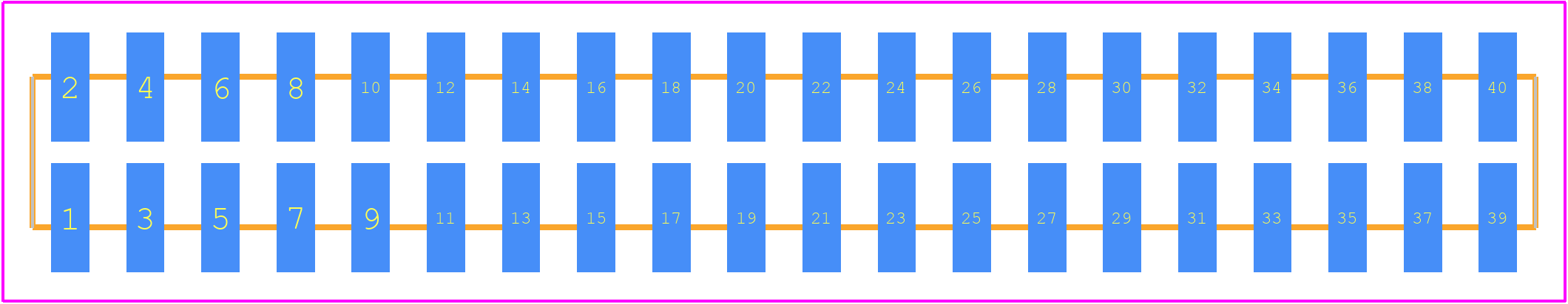 15-91-0400 - Molex PCB footprint - Other - Other - 15-91-0400-1