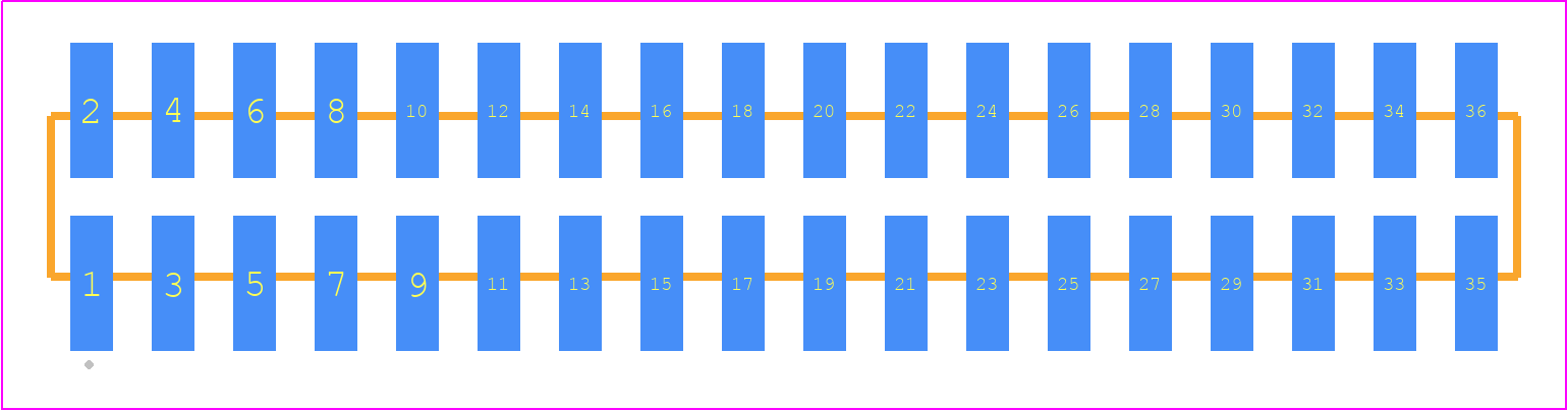 TMM-118-01-L-D-SM-P-TR - SAMTEC PCB footprint - Other - Other - TMM-118-YY-XX-D-SM-P-TR