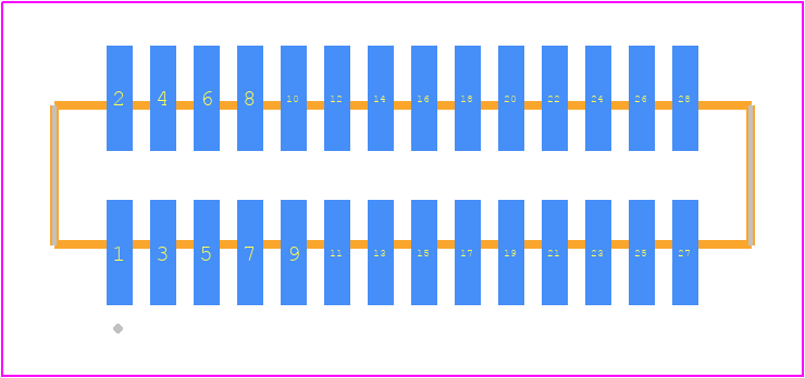 FTMH-114-02-L-DV-ES - SAMTEC PCB footprint - Other - Other - FTMH-114-YY-XX-DV-ES