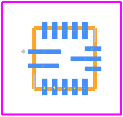 MP8864GQ-P - Monolithic Power Systems (MPS) PCB footprint - Other - Other - MP8864GQ-P-1