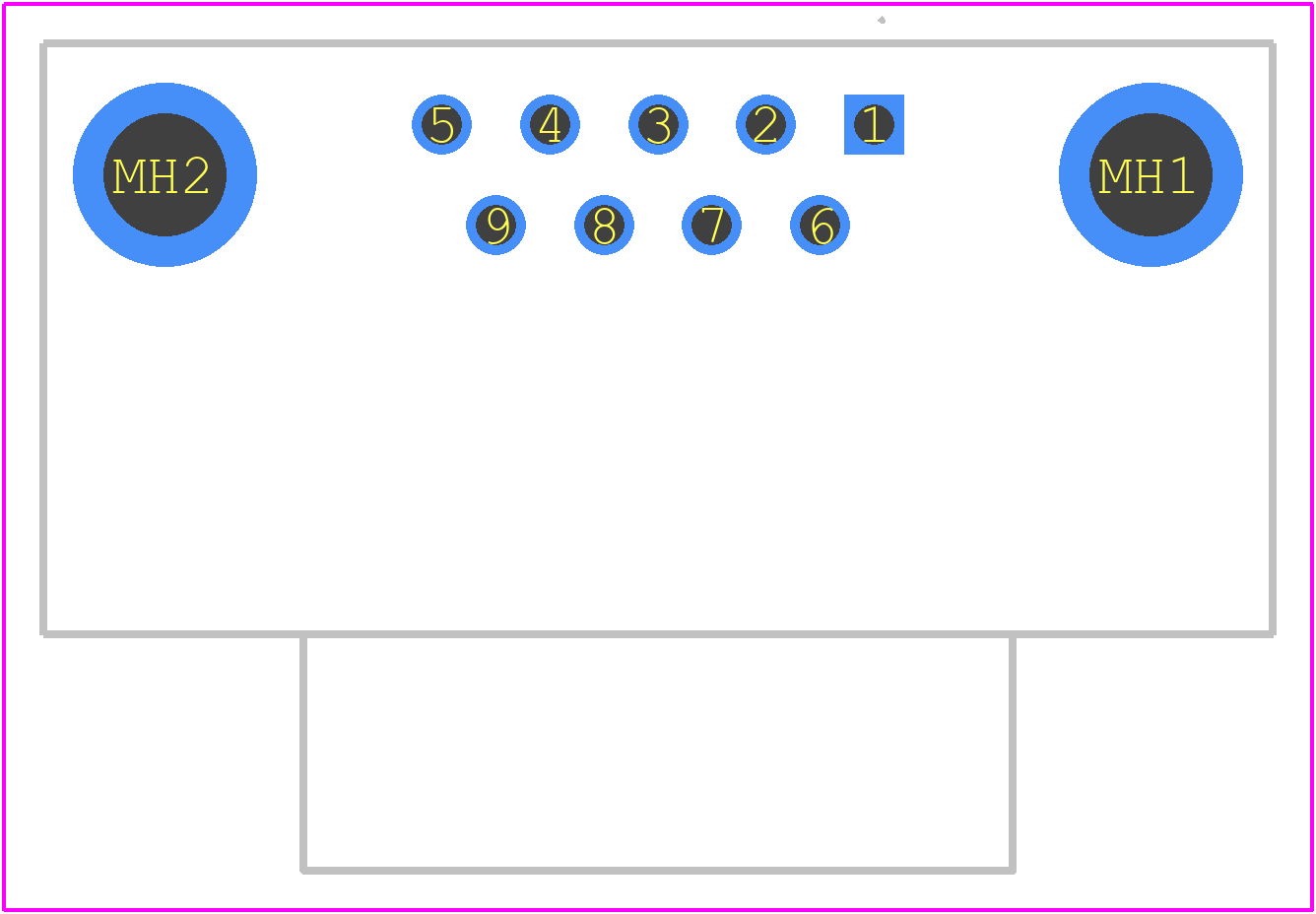 09661567612 - HARTING PCB footprint - Other - Other - 09661567612