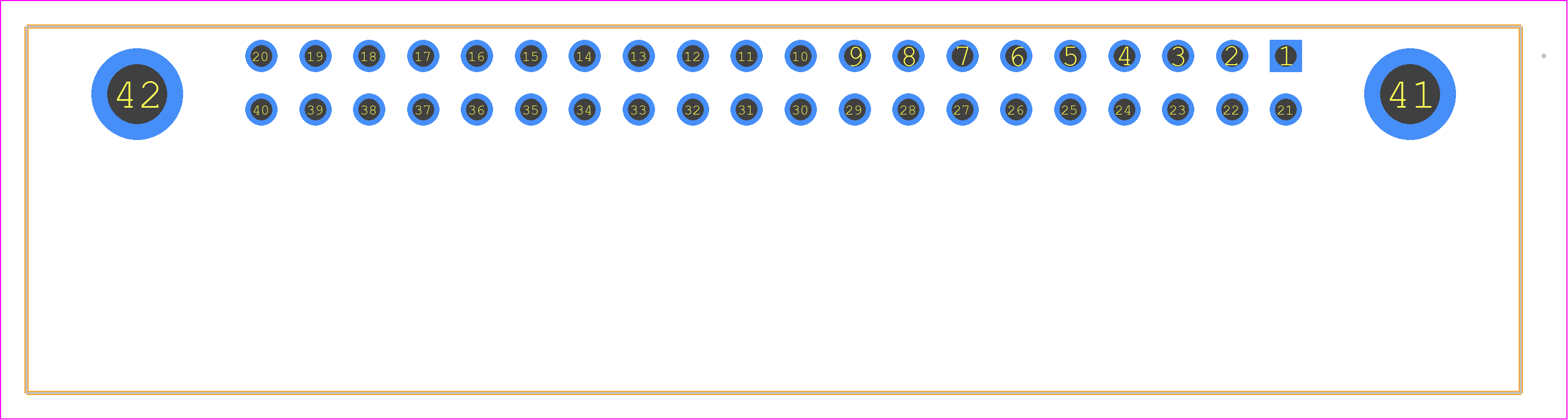 09185407921 - HARTING PCB footprint - Other - Other - 09185407921