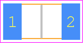 CSS2512FTL500 - Stackpole Electronics, Inc. PCB footprint - Resistor Chip - Resistor Chip - CSS2512FTL500