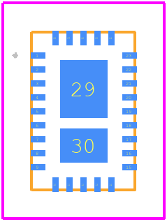 USEQFSM1464100 - KEMET PCB footprint - Other - Other - USEQFSM1464100-3