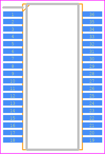 LTC1759CG#PBF - Analog Devices PCB footprint - Small Outline Packages - Small Outline Packages - G Package 36-Lead Plastic SSOP (0.209) (LTC DWG # 05-08-1640
