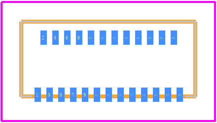 2013928-8 - TE Connectivity PCB footprint - Other - Other - 2013928-8-2