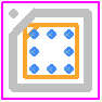 MMC3630KJ - MEMSIC PCB footprint - BGA - BGA - Memsic