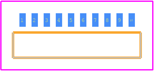BC075-10-A-L-D - GCT (GLOBAL CONNECTOR TECHNOLOGY) PCB footprint - Other - Other - BC075-10-A-L-D-1