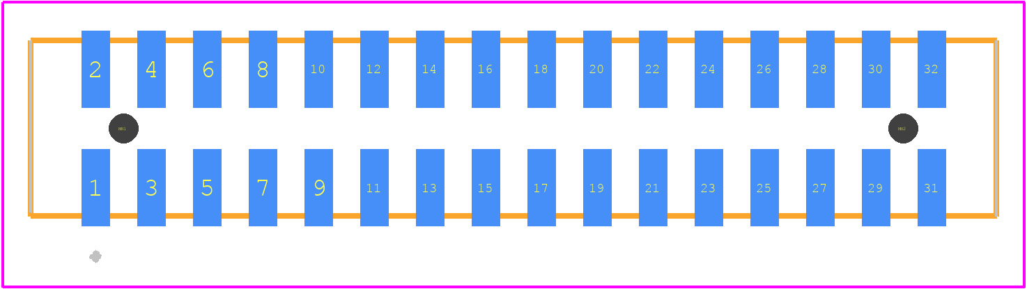 878323221 - Molex PCB footprint - Other - Other - 878323221-4