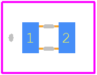 SMA-A0102FTDL120R - TE Connectivity PCB footprint - Other - Other - 2.2 x 1.1 x 1.2 mm