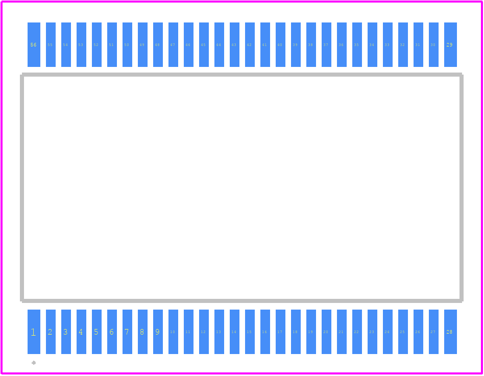 PCF8576CT/1,118 - NXP PCB footprint - Other - Other - SOT190-1_2025