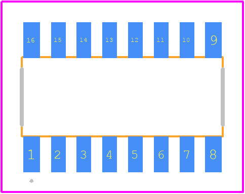 HEF4518BT,652 - Nexperia PCB footprint - Other - Other - HEF4518BT,652-3