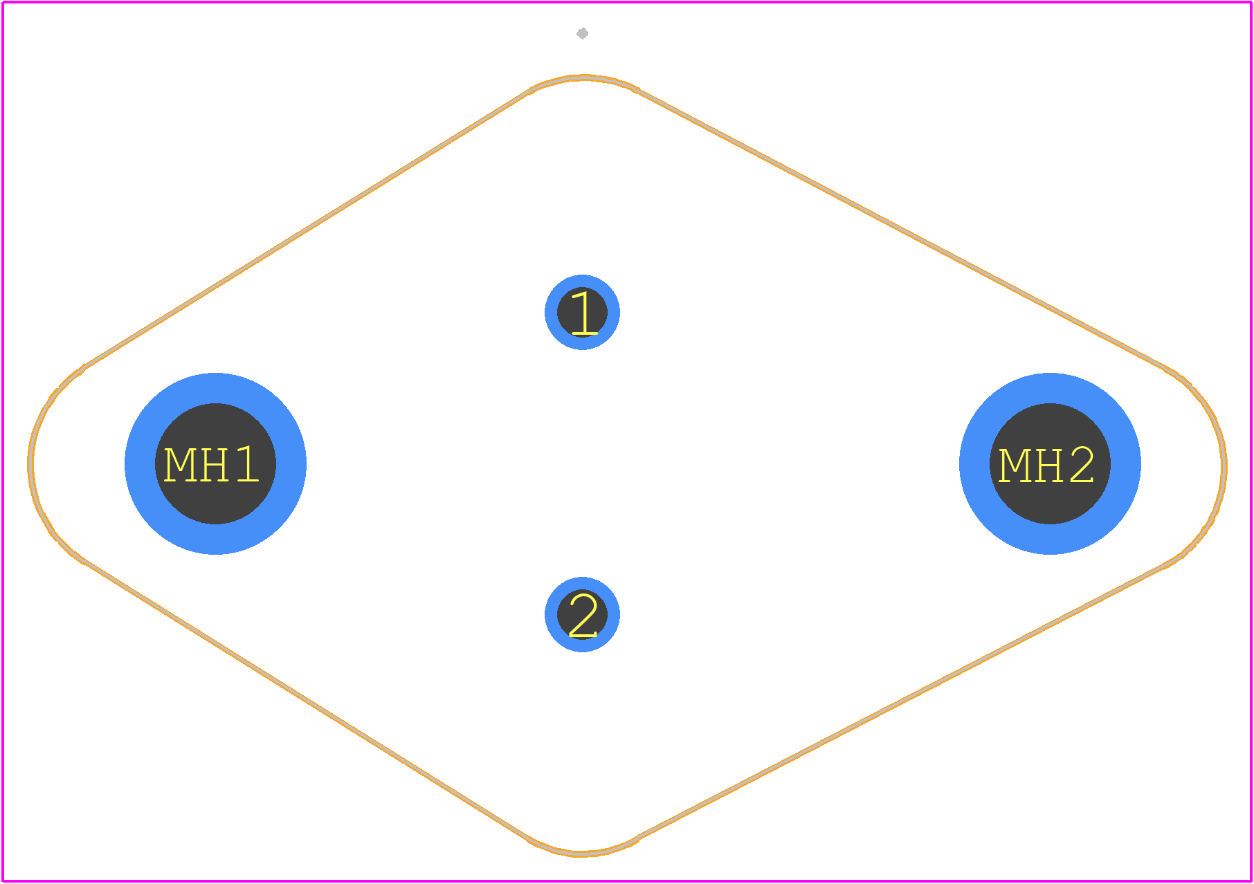 MJ11029 - onsemi PCB footprint - Other - Other - TO−204 (TO−3)(Thickness=8.51mm)
