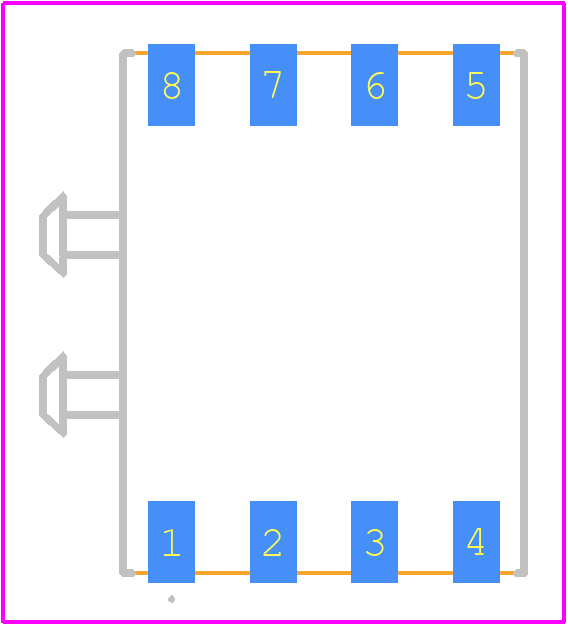 SSCMRRD010MD2A3 - Honeywell PCB footprint - Other - Other - SMT-8_2025