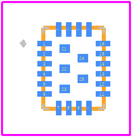 MPQ4470GL-P - Monolithic Power Systems (MPS) PCB footprint - Other - Other - MPQ4470GL-P-2