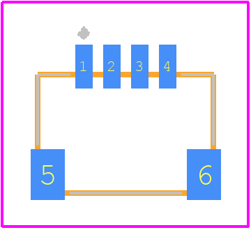 1734709-4 - TE Connectivity PCB footprint - Other - Other - 1734709-4