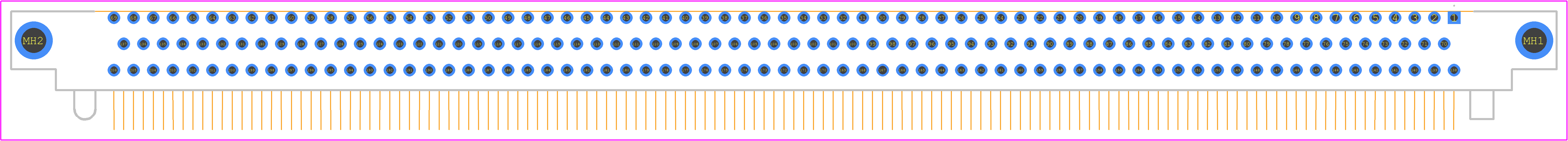 RM352-206-331-5570 - Molex PCB footprint - Other - Other - RM352-206-331-5570-2