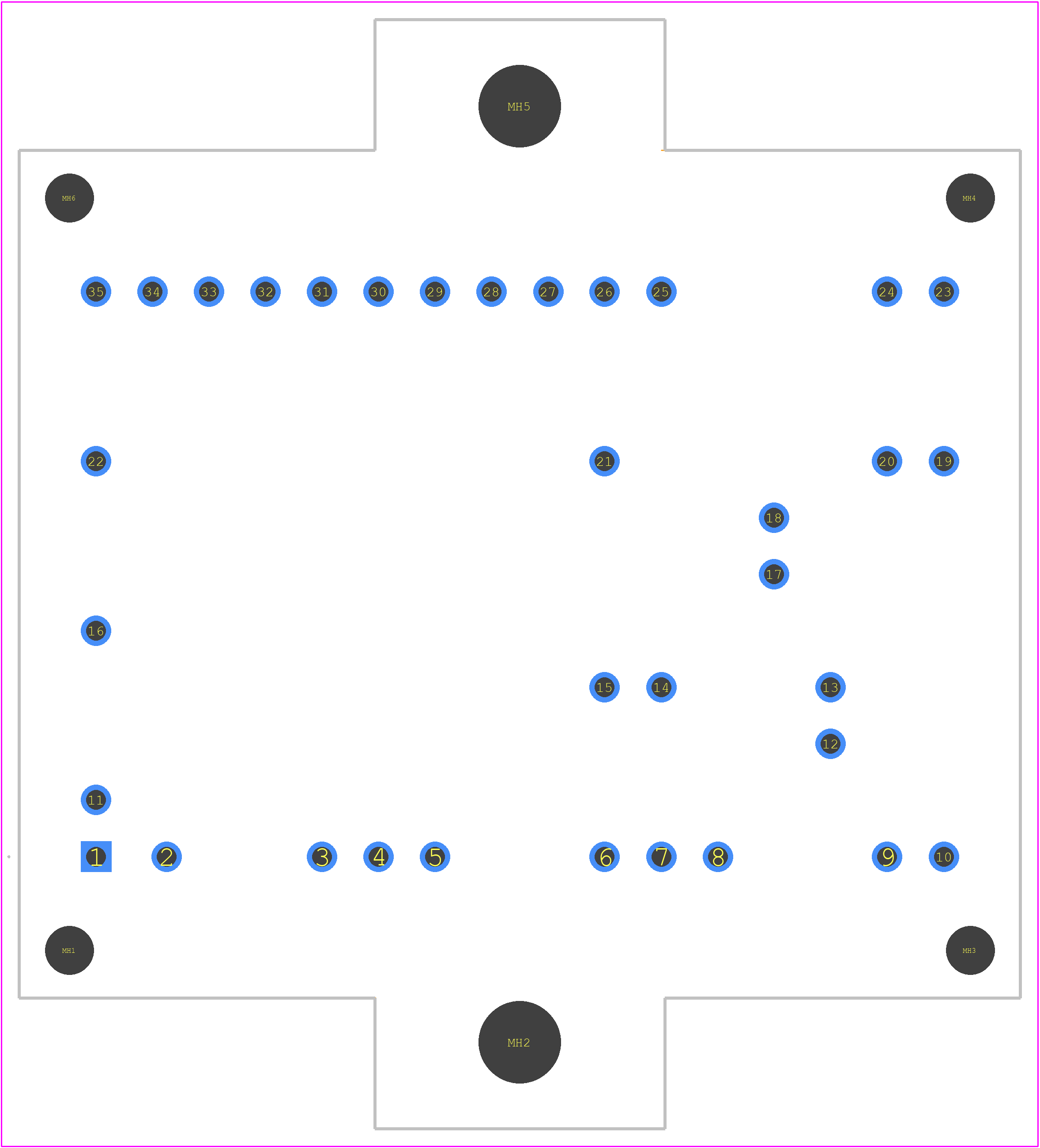 FP25R12W2T7B11BPSA1 - Infineon PCB footprint - Other - Other - FP25R12W2T7B11BPSA1-3