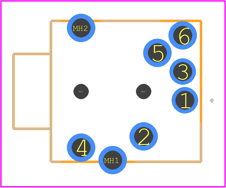 SJ-435107RS - Same Sky PCB footprint - Other - Other - SJ-435107RS-3