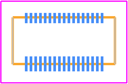 FH29-34S-0.2SHW(05) - Hirose PCB footprint - Other - Other - FH29-34S-0.2SHW(05)-2