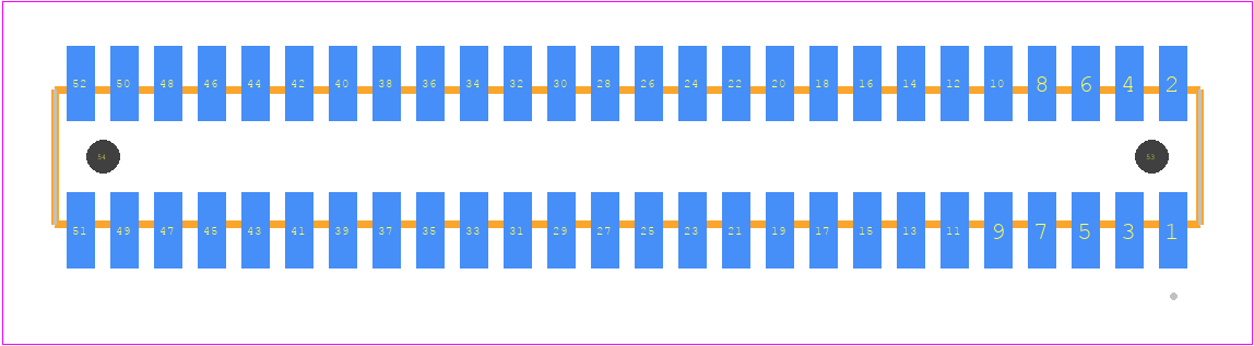 MLE-126-01-G-DV-A-TR - SAMTEC PCB footprint - Other - Other - MLE-126-01-G-DV-A-TR