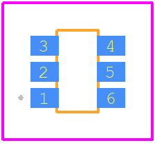 NSVIMD10AMT1G - onsemi PCB footprint - Other - Other - SC−74R CASE 318AA−01 ISSUE B