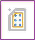 RT9055-VMWSC - RICHTEK PCB footprint - BGA - BGA - 6B WL-CSP 0.8x1.2 Package (BSC)