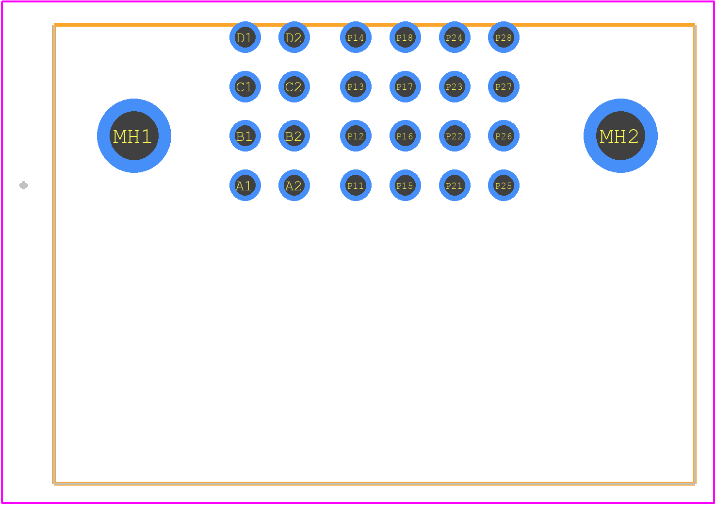 6450521-1 - TE Connectivity PCB footprint - Other - Other - 6450521-1-3