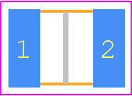 WCR1210LF2802FPLT - TT Electronics PCB footprint - Resistor Chip - Resistor Chip - WCR1210LF2802FPLT