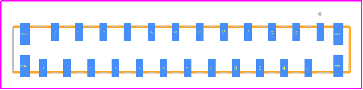 FH12-24S-1SVA(54) - Hirose PCB footprint - Other - Other - FH12-24S-1SVA(54)-1