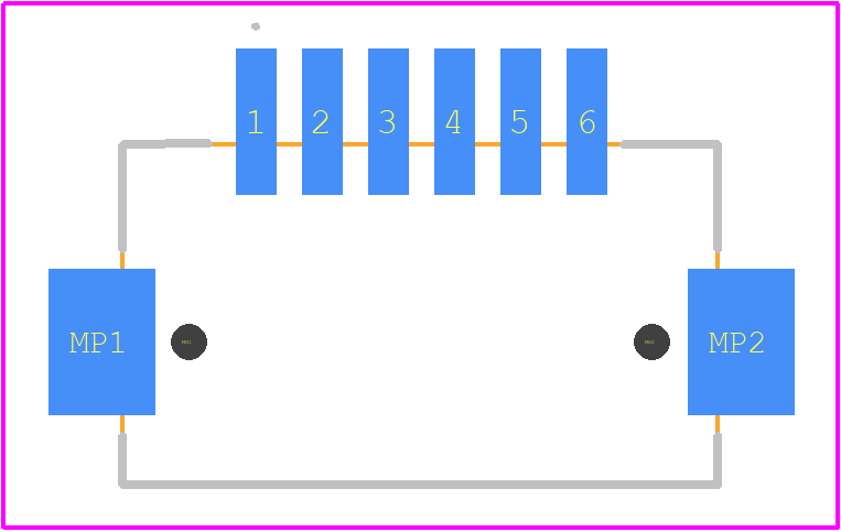 5-292227-6 - TE Connectivity PCB footprint - Other - Other - 5-292227-6-1