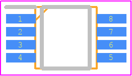 STLM75DS2E - STMicroelectronics PCB footprint - Small Outline Packages - Small Outline Packages - MSOP8 (TSSOP8)