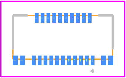 FH62-21S-0.25SHW(10) - Hirose PCB footprint - Other - Other - FH62-21S-0.25SHW(10)-5