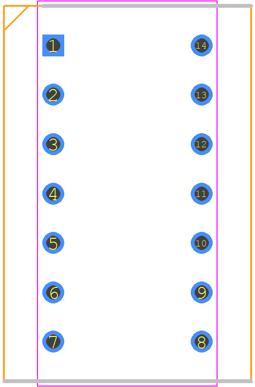 50827760 - Everlight PCB footprint - Dual-In-Line Packages - Dual-In-Line Packages - 7760