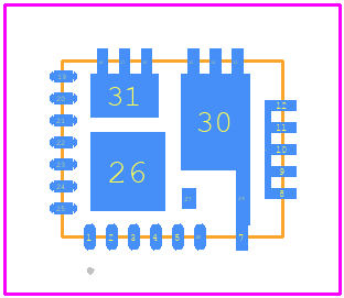 TDA21535AUMA1 - Infineon PCB footprint - Other - Other - PG-IQFN-25_2022
