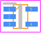 74AUP1G125GW-Q100H - Nexperia PCB footprint - SOT23 (5-Pin) - SOT23 (5-Pin) - SOT353-1
