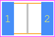 CKC18C103JDGACAUTO - Yageo Group PCB footprint - Capacitor Chip Non-polarised - Capacitor Chip Non-polarised - 1812_(H=2mm)