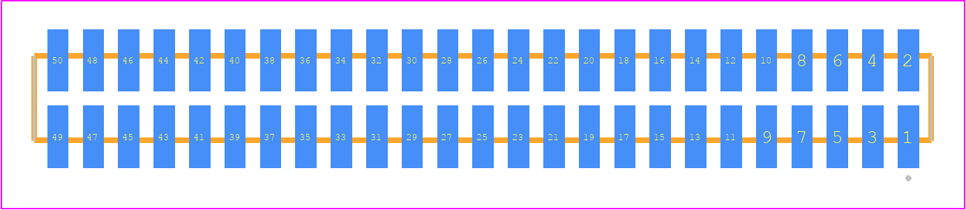 SFMC-125-02-H-D - SAMTEC PCB footprint - Other - Other - SFMC-125-SS-YY-D