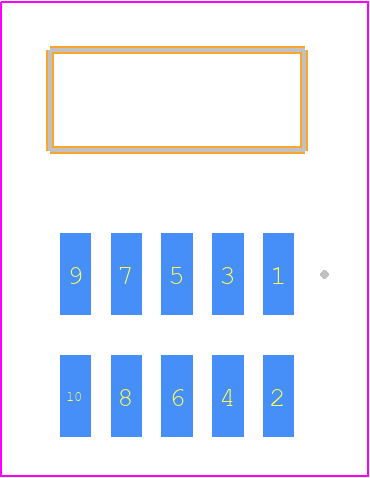 FTSH-105-01-SM-DH - SAMTEC PCB footprint - Other - Other - FTSH-105-XX-YYY-DH