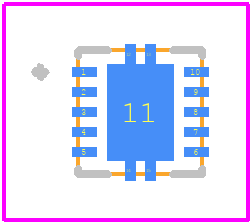BQ24012DRCR - Texas Instruments PCB footprint - Other - Other - BQ24012DRCR-1